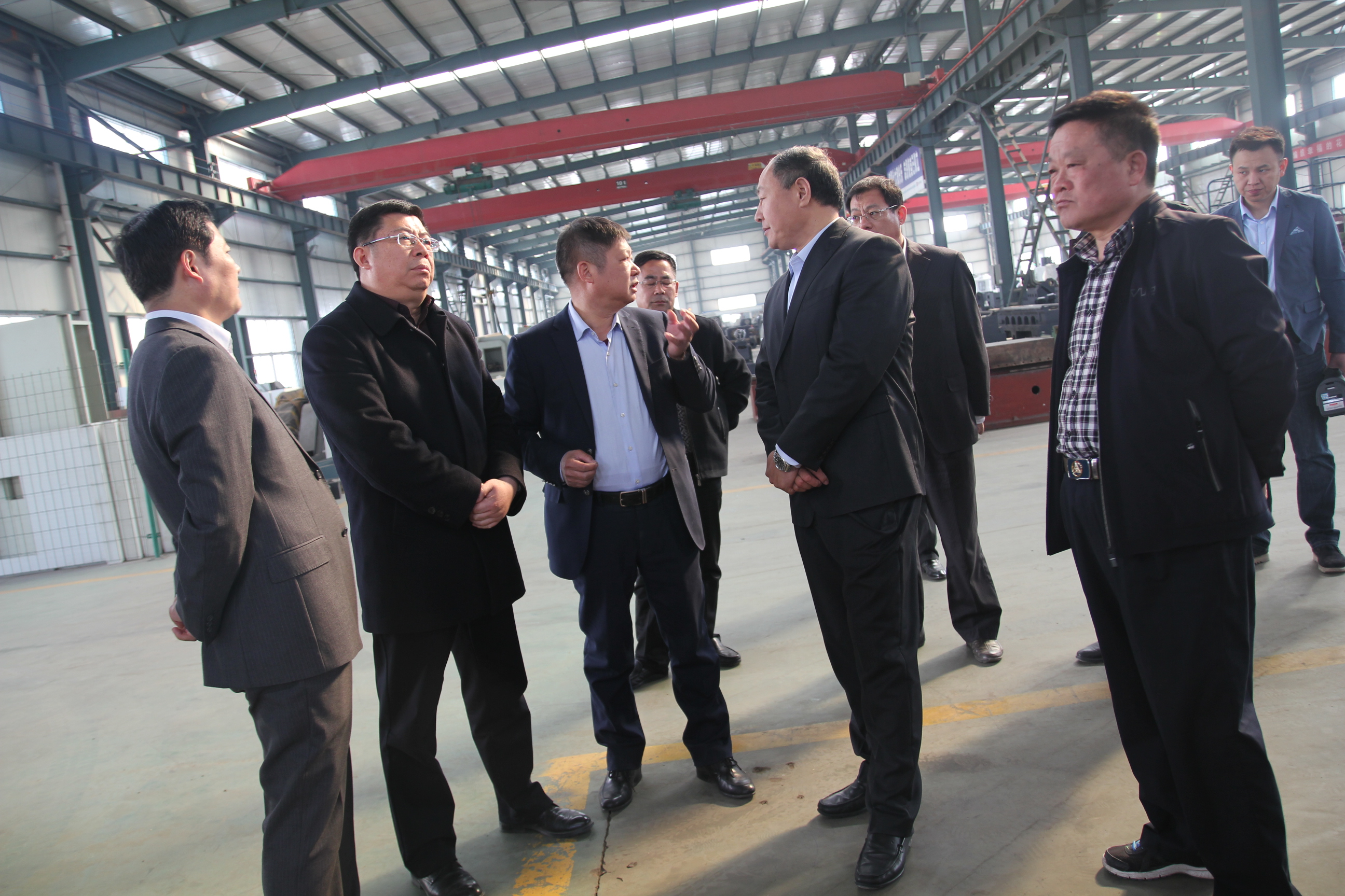 滕州市人大常委會主任李健到普魯特機床調(diào)研
